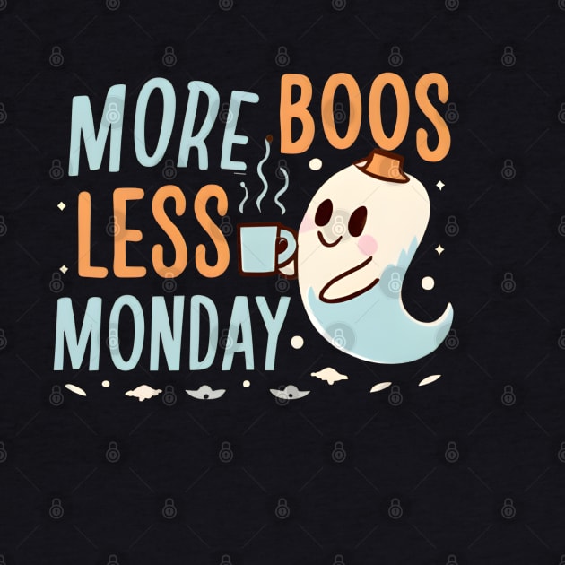 More Boos Less Monday by EchoWear